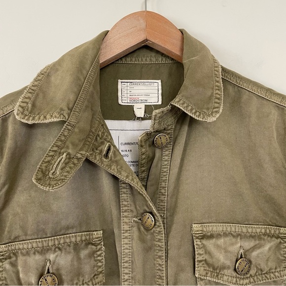 Current Elliot Commander Jacket Vintage Military Utility - Picture 4 of 14